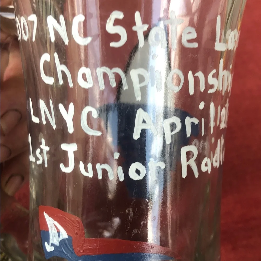 2007 lake Norman yacht club trophy glasses